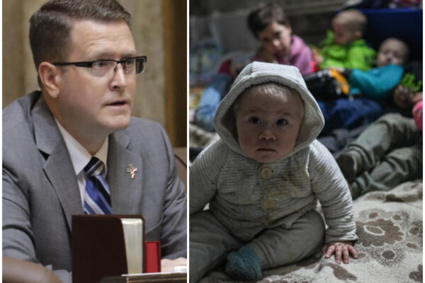 Lo strano caso del “pifferaio nero” Matt Shea: “62 bimbi di un orfanotrofio di Mariupol in un albergo in Polonia”