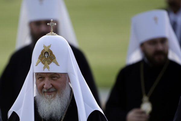 Russian Orthodox Patriarch Kirill of Moscow as he arrives for a meeting with Brazilian President Dilma Rousseff at the Alvorada Palace in Brasilia, Brazil, 19 February 2016. Brazil is the last stop of Kirill’s Latin American tour which started in Cuba past 11 February 2016. EFE/Fernando Bizerra Jr
