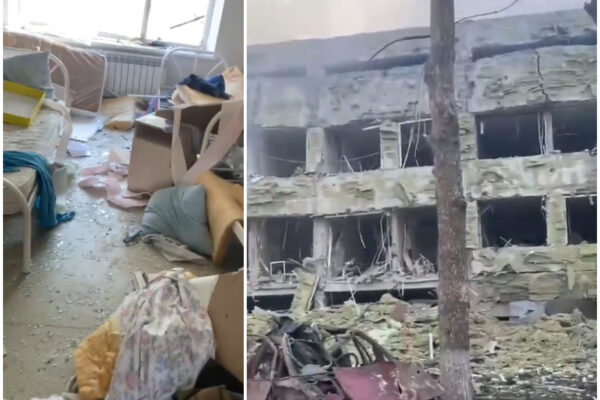 Putin ha “denazificato” un ospedale pediatrico a Mariupol: “Bambini sotto le macerie, è genocidio”