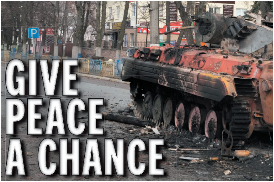 Guerra in Ucraina, diamo alla pace una possibilità