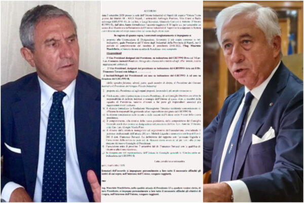 Accordi e spartizioni all’Unione Industriali: spunta scrittura privata tra D’Amato e Prezioso