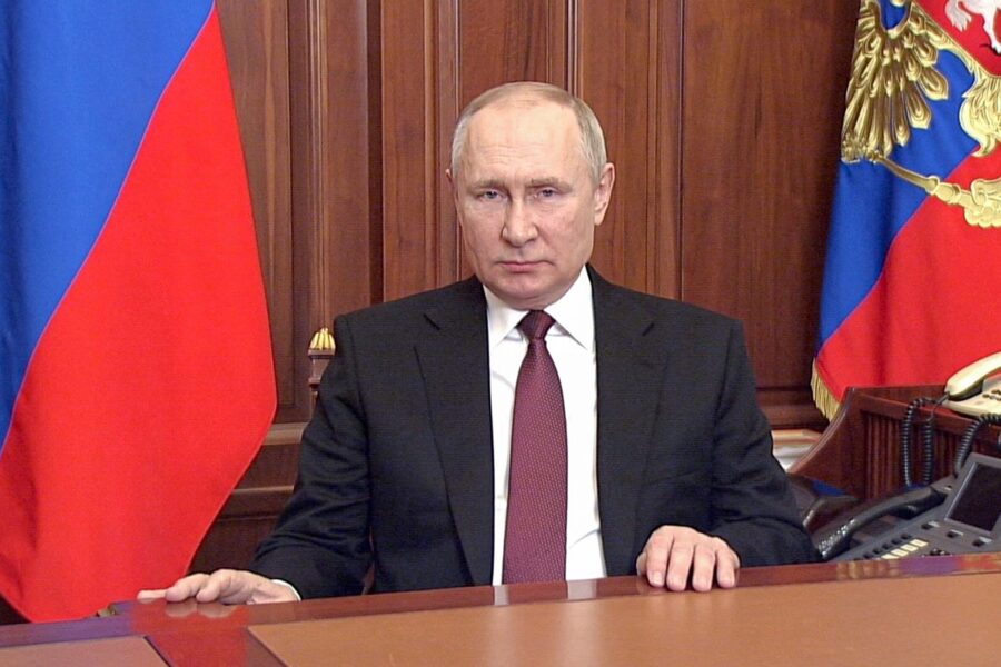 Vladimir Putin (Russian Presidential Press Service via AP)