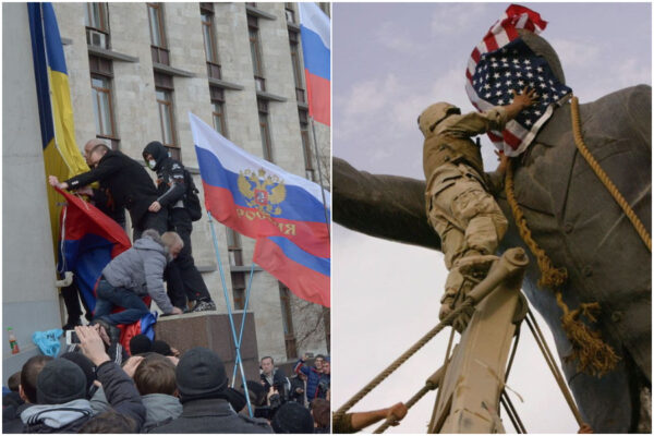 Da invasori ad aggrediti, la guerra come non l’abbiamo mai vista solo ora ci indigna