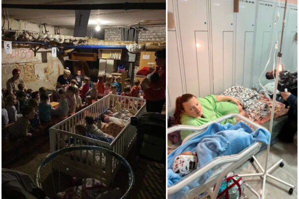 Rifugi anti-aerei come reparti di maternità, le vite che nascono in piena guerra: “Non ci arrendiamo”