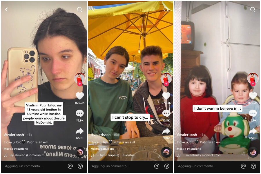Valeriia Shahenok, la Tik Toker virale con la guerra: “Putin ha ucciso mio  fratello ma i russi si preoccupano del McDonald’s”