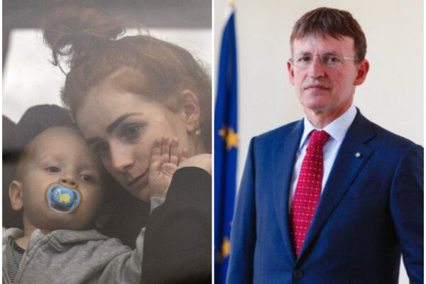Guerra in Ucraina, l’ambasciatore italiano Zazo salva 20 bambini: “Anche 6 neonati”