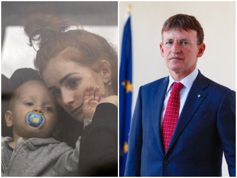 Guerra in Ucraina, l’ambasciatore italiano Zazo salva 20 bambini: “Anche 6 neonati”