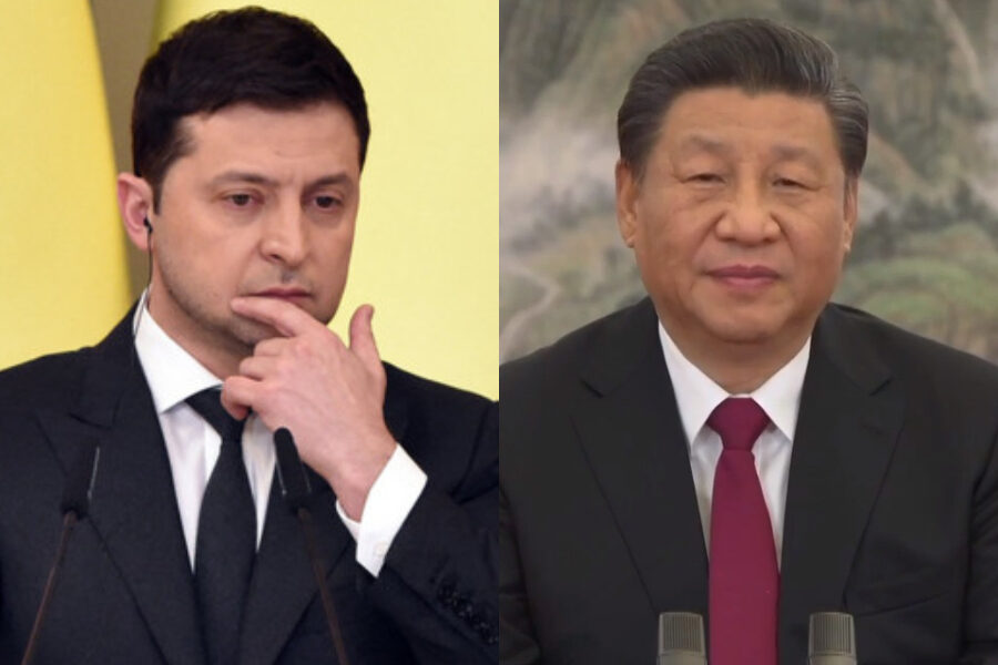 Guerra in Ucraina, Zelenski chiede la mediazione della Cina