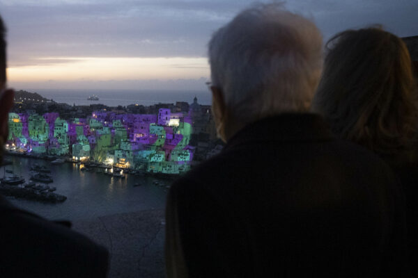 Foto Francesco Ammendola/Ufficio Stampa Quirinale/LaPresse09-04-2022 Procida – ItaliaPoliticaIl Presidente della Repubblica Sergio Mattarella a Procida,alla cerimonia di inaugurazione a capitale della cultura 2022.DISTRIBUTION FREE OF CHARGE – NOT FOR SALE