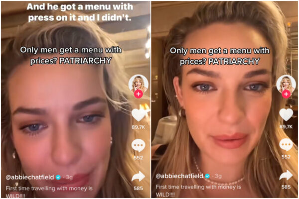 Menu senza prezzi riservato alle donne, la polemica dell’influencer in viaggio a Venezia: “Guadagno più io, il patriarcato colpisce ancora”