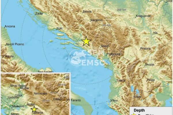 Terremoto avvertito nel Sud Italia, forte scossa registrata in Bosnia: social impazziti