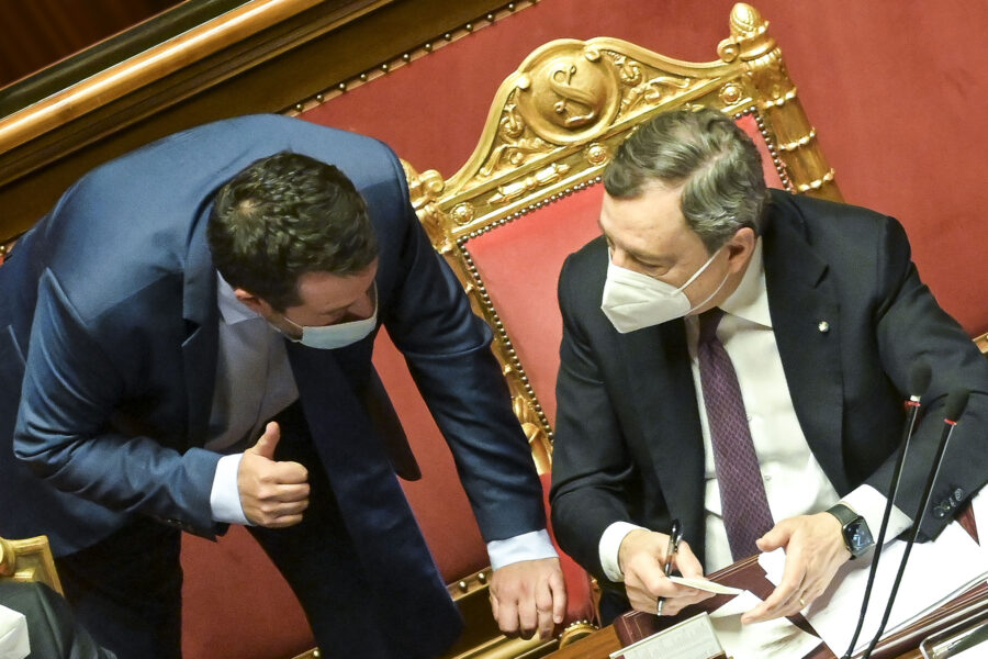 Draghi piega Salvini e il centrodestra: avanti con la riforma del fisco e del catasto