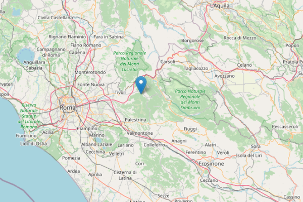 Terremoto in provincia di Roma, scossa di magnitudo 3.4 “sentita nitidamente”