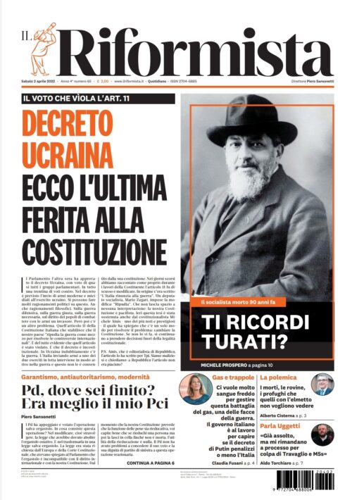 Quotidiano del 2 aprile 2022
