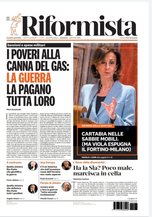 Quotidiano dell’8 aprile 2022