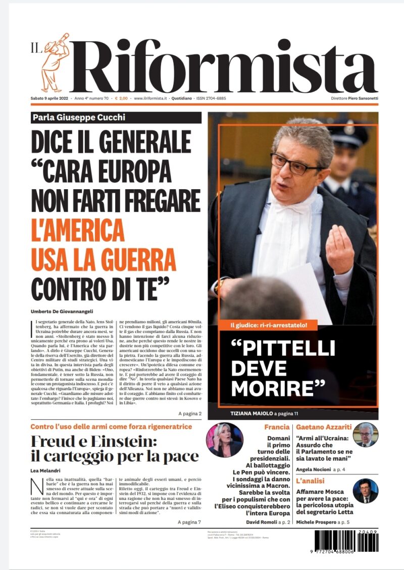 Quotidiano del 9 aprile 2022