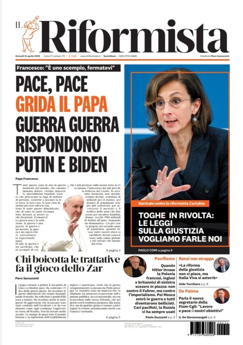 Quotidiano del 14 aprile 2022
