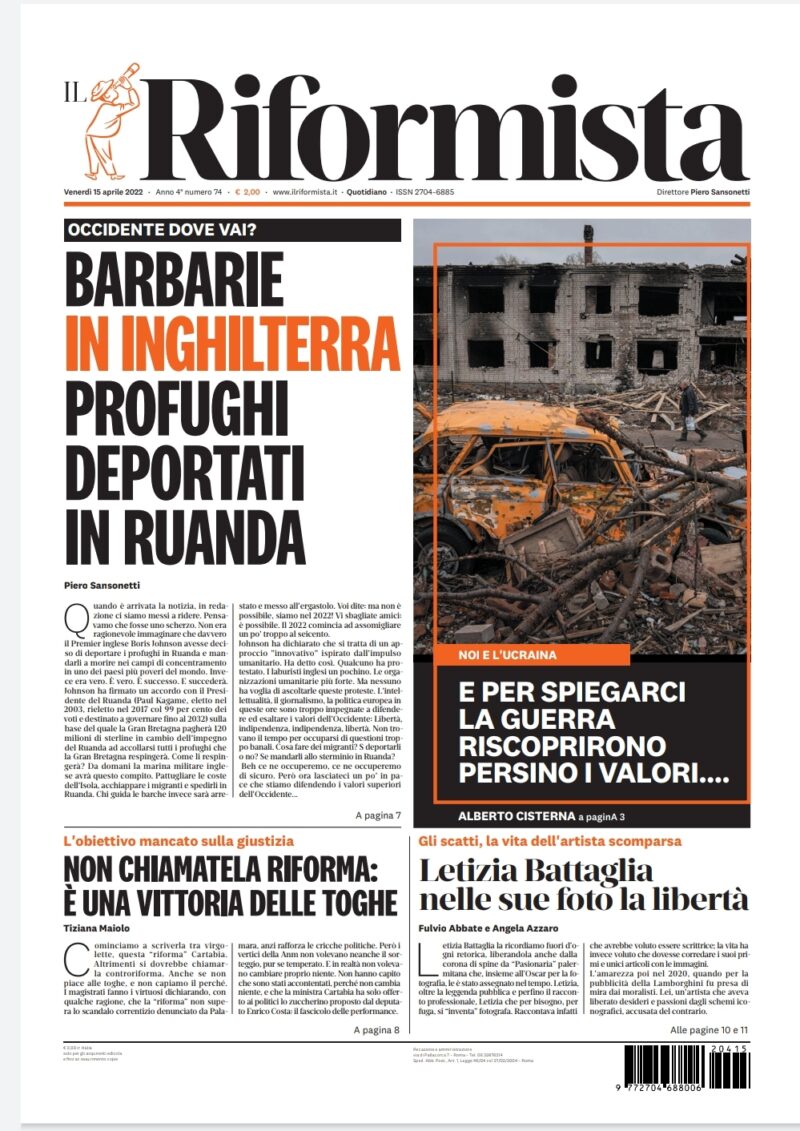 Quotidiano del 15 aprile 2022
