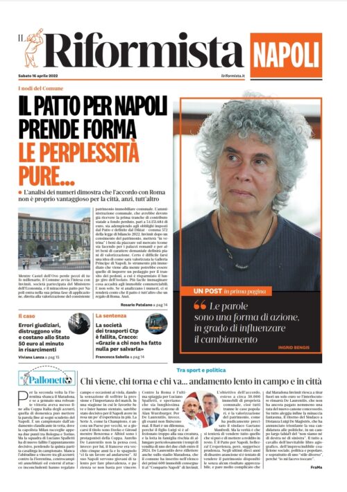 Quotidiano del 16 aprile 2022