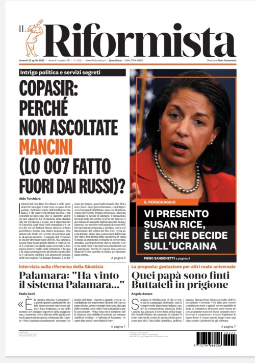 Quotidiano del 22 aprile 2022