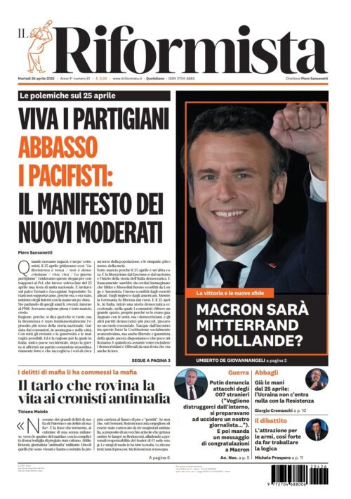 Quotidiano del 26 aprile 2022