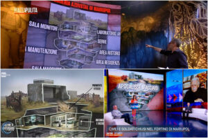 L’acciaieria-bunker di Mariupol come il gioco da tavolo Blackout: figuraccia in tv a Porta a Porta, Piazza Pulita e Controcorrente