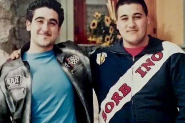 Antonio Martone a a destra il fratello Domenico