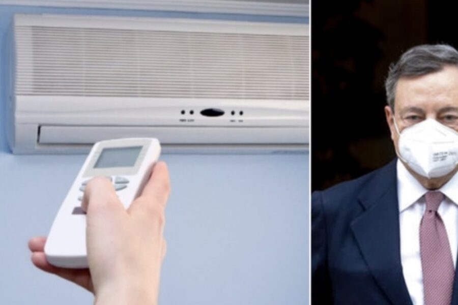 Draghi vara il “piano termostato”, stretta sui condizionatori da maggio per risparmiare gas: ma i controlli?