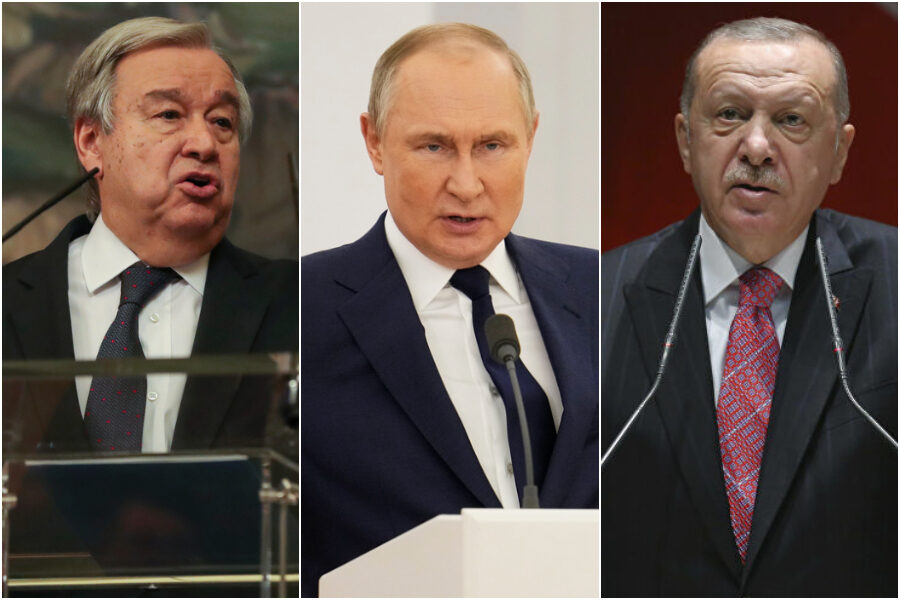 Trattative per la pace tra Russia e Ucraina, in campo Erdogan e l’Onu ma Putin frena
