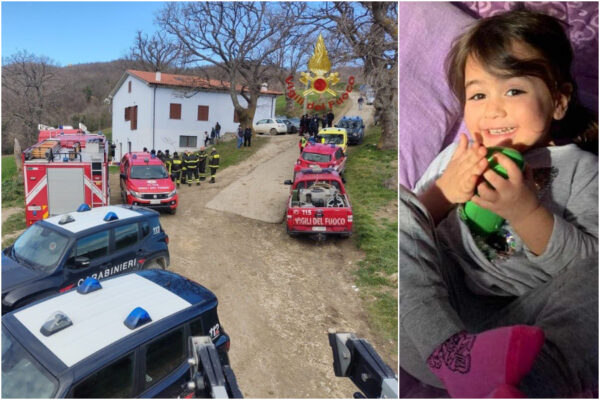 Bimba di 5 anni scomparsa in Molise, ritrovata dopo 12 ore la piccola Nicole: “Sta bene”