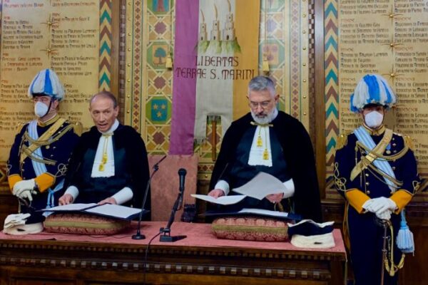 Sulla destra Paolo Rondelli, a sinistra invece Oscar Mina