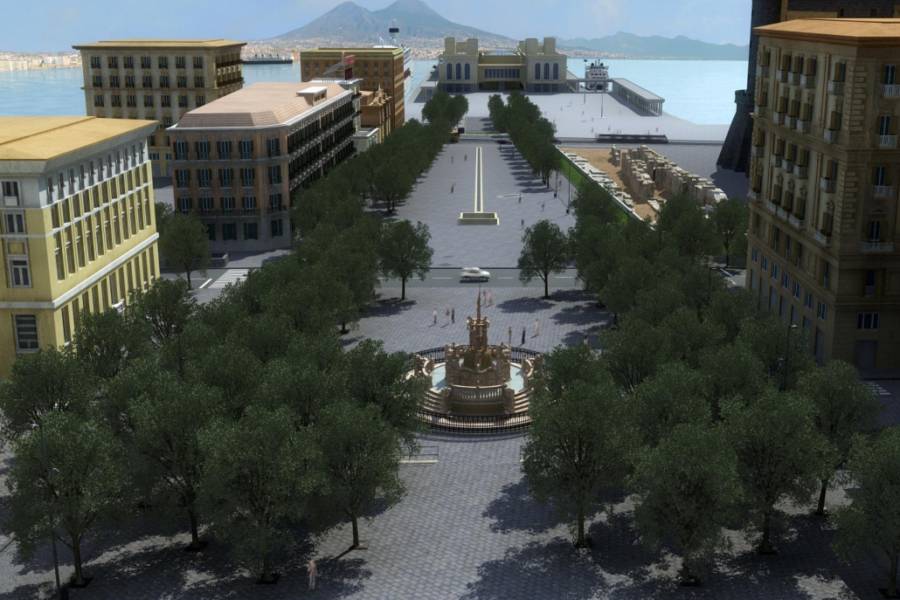 Come sarà Piazza Municipio, alla fine del 2022 termineranno i lavori durati 20 anni: le foto della trasformazione