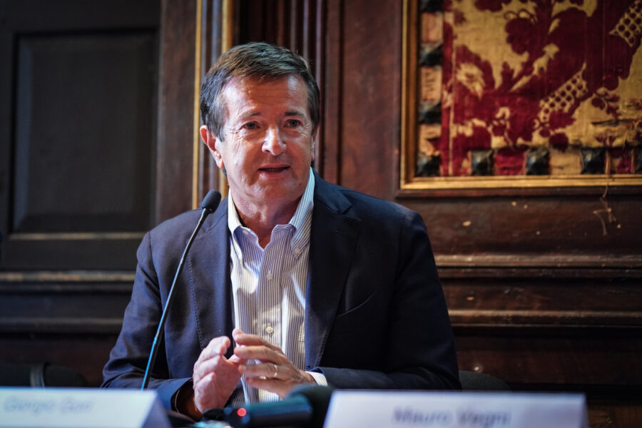 Foto  Spada/LaPresse 
21 settembre 2021 – Bergamo, Italia 
Sport, Ciclismo 
Ateneo di Scienze Lettere ed Arti 
Presentazione Giro Lombardia 2021 da Lecco a Bergamo 
Nella foto: Giorgio Gori 

Photo Spada/LaPresse 
September 21 , 2021 – Bergamo , Italy 
Sport,  Cycling
University of Sciences, Letters and Arts
Presentation of the Giro Lombardia 2021 from Lecco to Bergamo
In the photo: Giorgio Gori