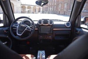 Foto LaPresse/Giordan Ambrico
09/04/2019, Torino (Italia) 
cronaca
Progetto "Steve", consegna di prototipi elettrici a Venaria
Nella foto: auto elettrica

Photo LaPresse/Giordan Ambrico 
April 09, 2019 , Torino (Italy) 
news
Project "Steve", delivery of electrical prototypes
In the pic: electric car