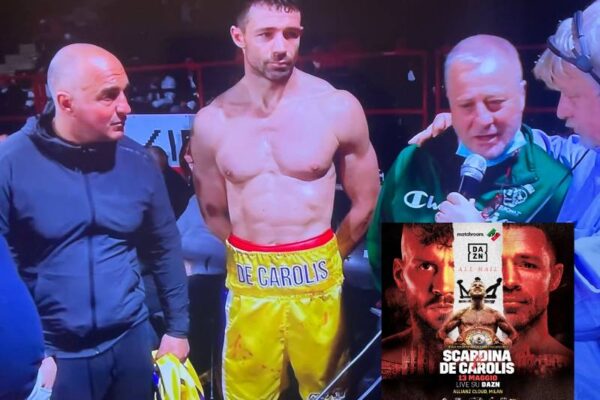 “Sicuro di battere Scardina, metà dei miei match per un titolo”, Giovanni De Carolis infiamma la Milano Boxing Night
