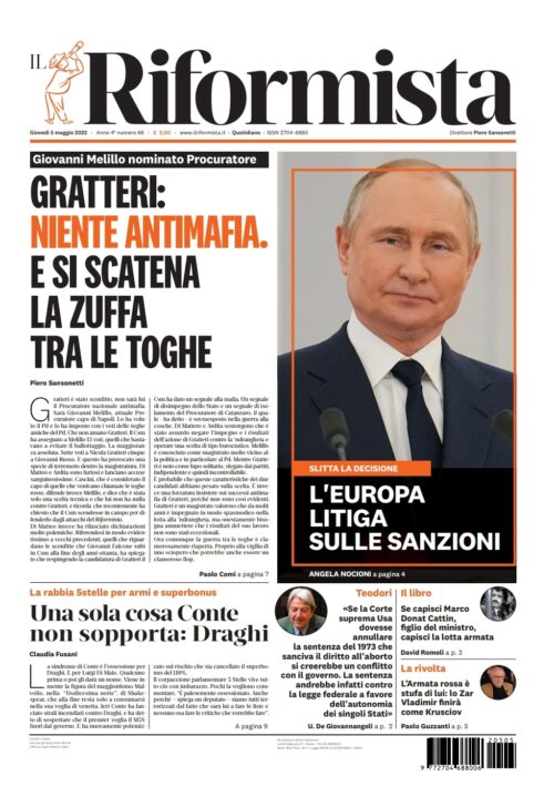 Quotidiano del 5 maggio 2022