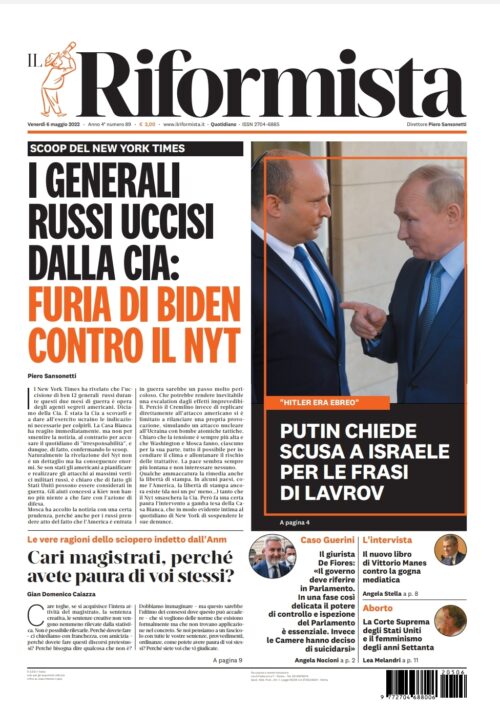 Quotidiano del 6 maggio 2022