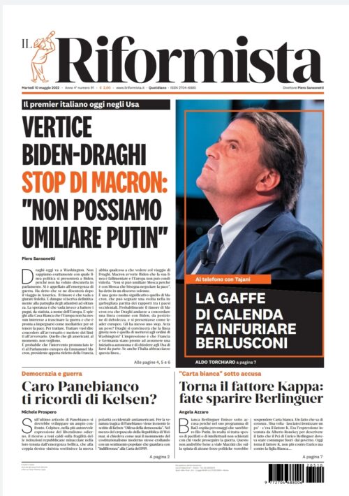Quotidiano del 10 maggio 2022