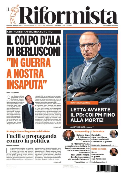 Quotidiano del 18 maggio 2022