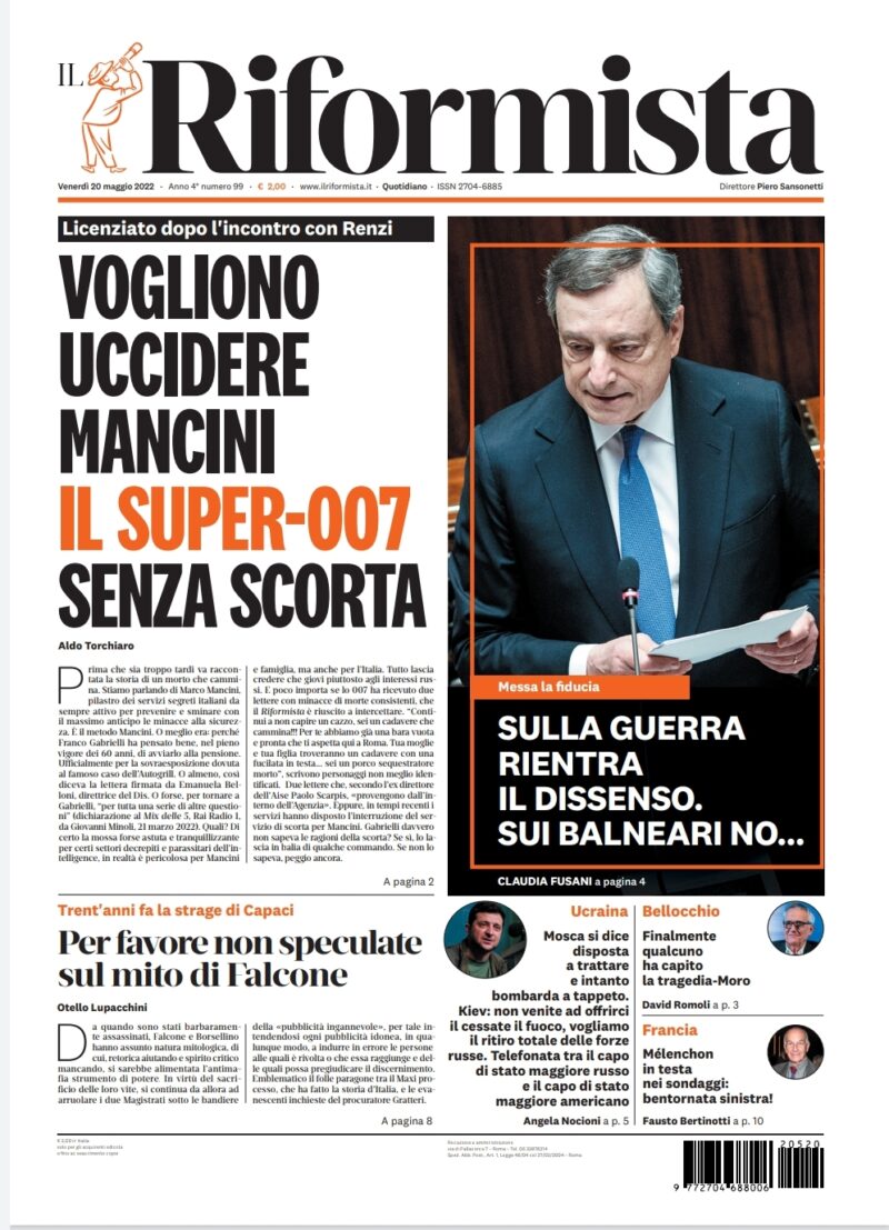 Quotidiano del 20 maggio 2022