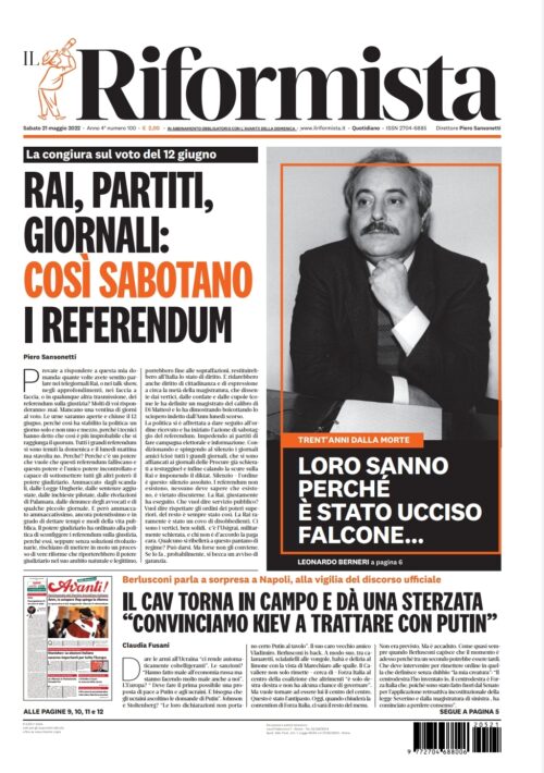 Quotidiano del 21 maggio 2022
