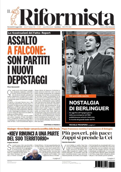 Quotidiano del 25 maggio 2022