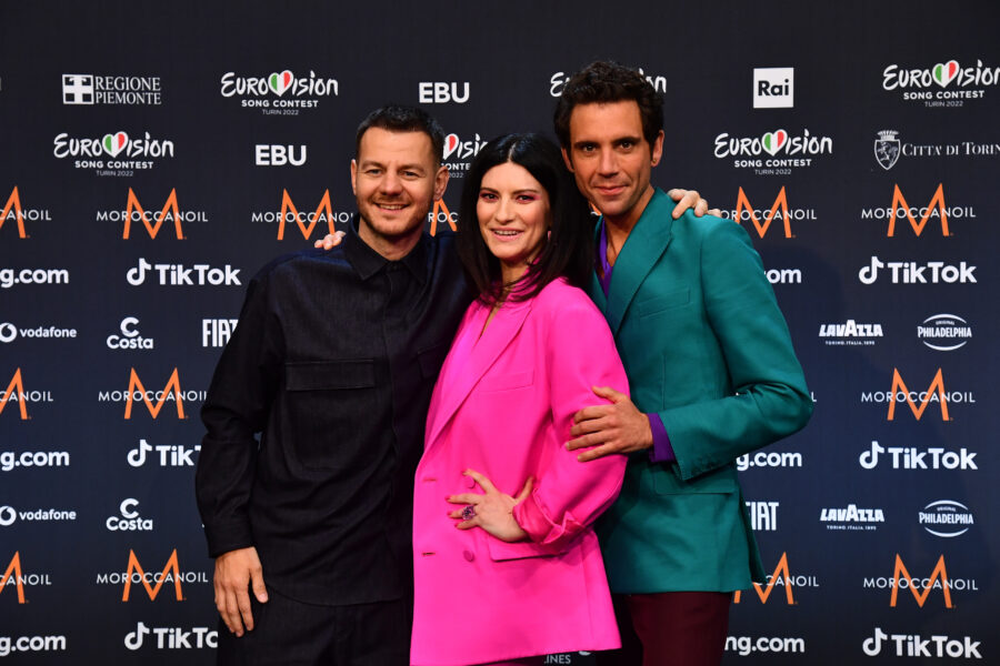 Foto Matteo Rasero/LaPresse 
09 Maggio 2022 Torino, Italia 
spettacolo 
Eurovision Song Contest 2022, Photocall Eurovision song Contest
Nella foto: Laura Pausini, Mika, Alessandro Cattelan

Photo Matteo Rasero/LaPresse 
May 09, 2022 Torino, Italy 
entertainment 
Eurovision Song Contest 2022,Photocall Eurovision song Contest.
In the pic: Laura Pausini, Mika, Alessandro Cattelan