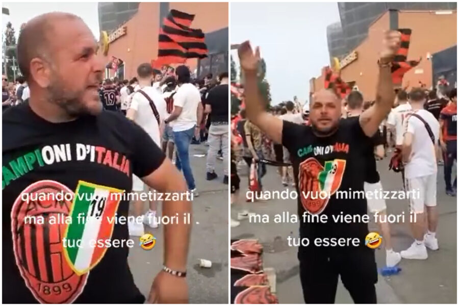 Ernesto Colella, l’ambulante napoletano finto tifoso del Milan: “Mi camuffo, così riesco a vendere a prezzi più alti”