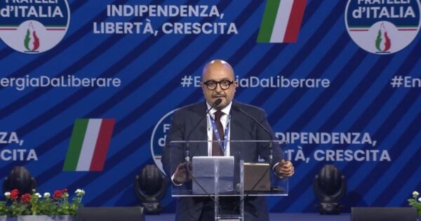 Sangiuliano Sul Palco Della Convention Di Giorgia Meloni La Rai 