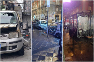 Piccoli scoppi, poi il boato: notte di paura a Napoli, bruciata l’auto di una donna
