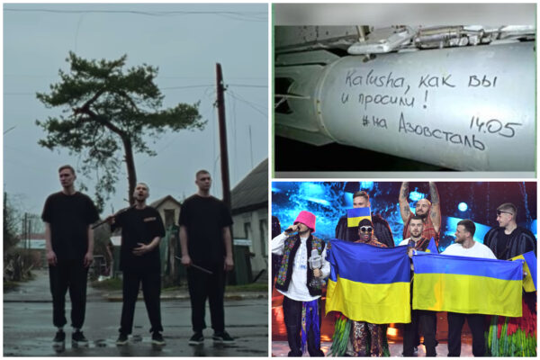 Kalush Orchestra, la propaganda (“bombe russe con frasi band”) e il video a Bucha: “Stefania inno vittoria mamma Ucraina”