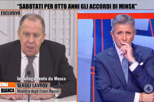 Brindisi se la ride e replica sull’intervista-scoop: “Ho interrotto Lavrov, sto con l’Ucraina da sempre”
