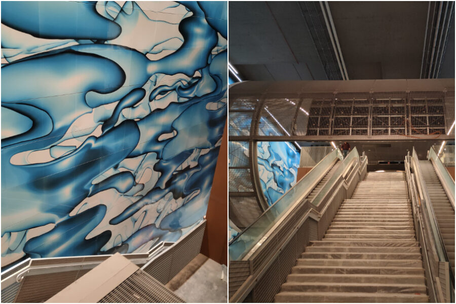 Come sarà la nuova metro linea 6: a San Pasquale la nuova stazione dell’arte