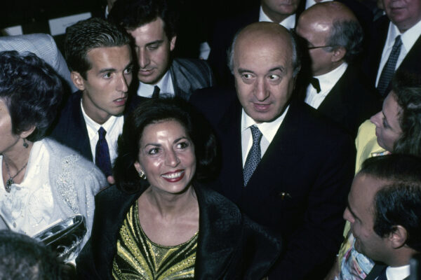 CIRIACO DE MITA CON LA MOGLIE ANNA MARIA ANNAMARIA SCARINZI E IL FIGLIO GIUSEPPE DE MITA